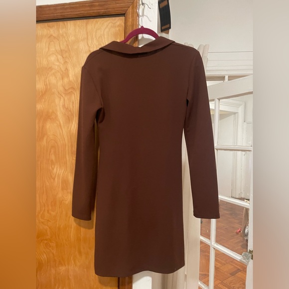 Zara Pleated Shirt Dress - Picture 2 of 4